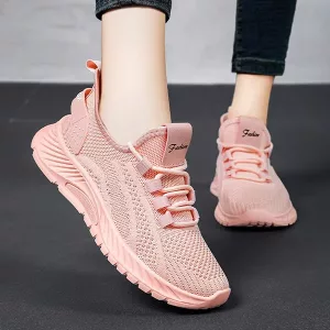 γυναικεία sneakers, casual sneakers, mesh sneakers, lace up sneakers, αθλητικά παπούτσια που αναπνέουν