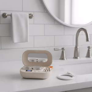 ultrasonic contact lens cleaner, contact lens cleaner machine