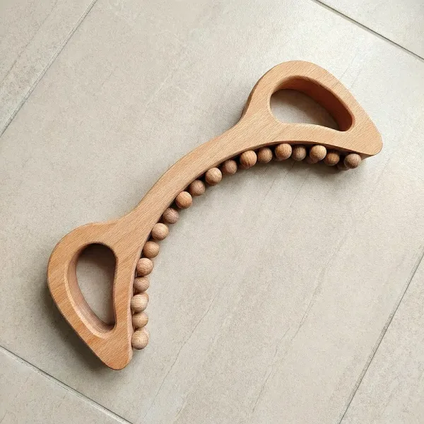 wooden massage roller, anti cellulite massager, wooden massage tool, wooden massage stick, lymphatic drainage roller, cellulite roller, wood therapy tools