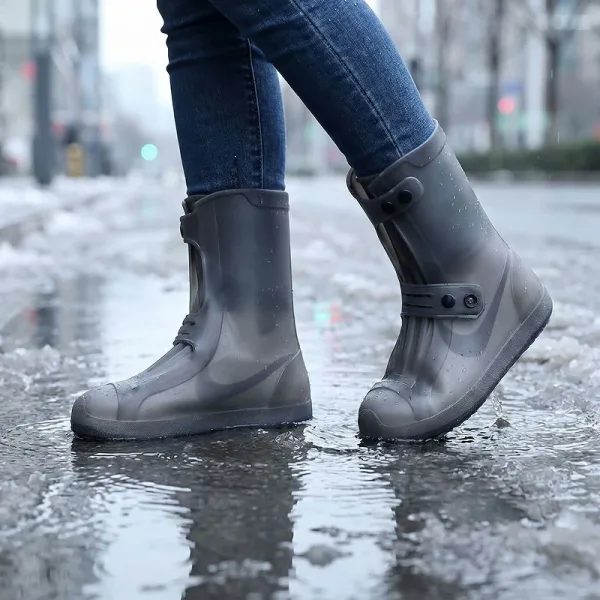 waterproof boot covers, rain boot covers, silicone waterproof shoe covers, slip resistant shoe cover, silicone boot covers