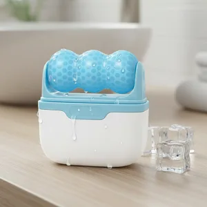 ice face roller, cold face roller, silicone ice mold